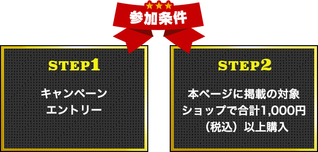 þstep1 ڡ󥨥ȥ꡼ step2 ܥڡ˷Ǻܤоݥåפǹ1,000߰ʾȴ˹ step3 ˻