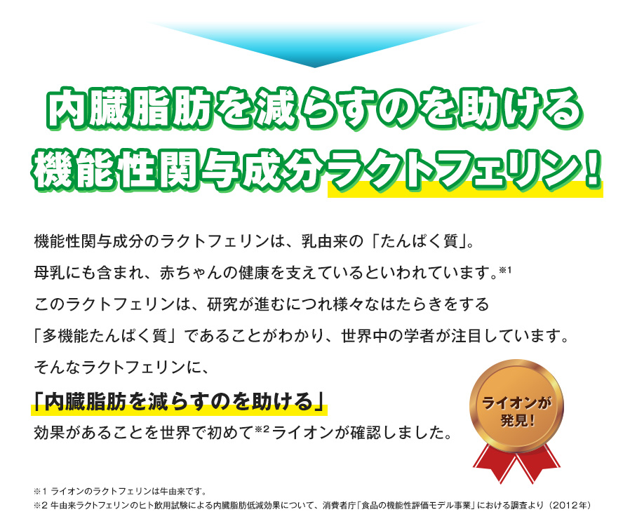 ラクトフェリン ライオン 定期コース 楽天ポイント500ポイント